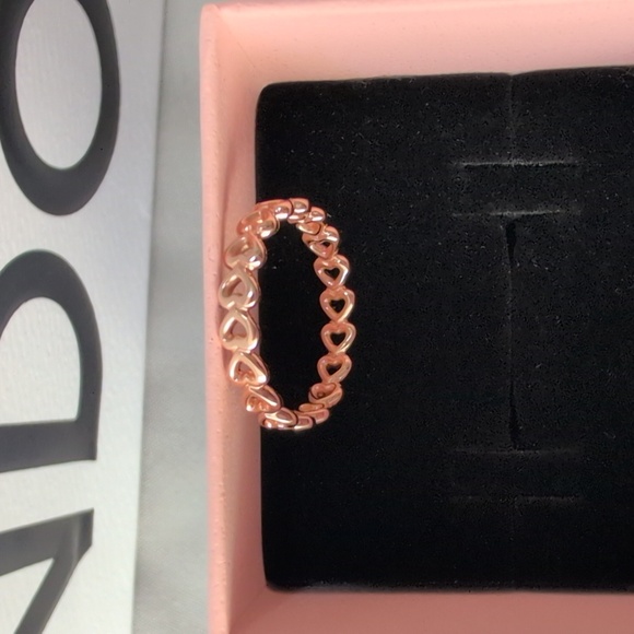 Pandora Band of Hearts Ring - Picture 6 of 7